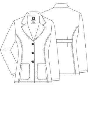 Women's 28" Tailored Consultation Coat by Adar 2814