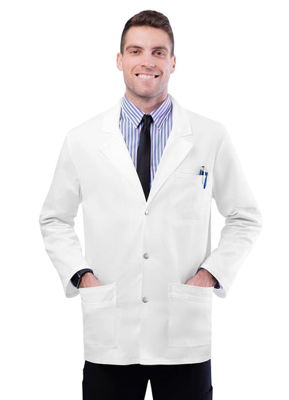 Unisex 31" Stretch Snap Front Adar Lab Coat 3302