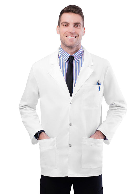 Unisex 31" Stretch Snap Front Adar Lab Coat 3302
