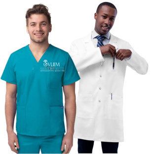 VUIM Combo Lab Coat & Scrub Set-Men