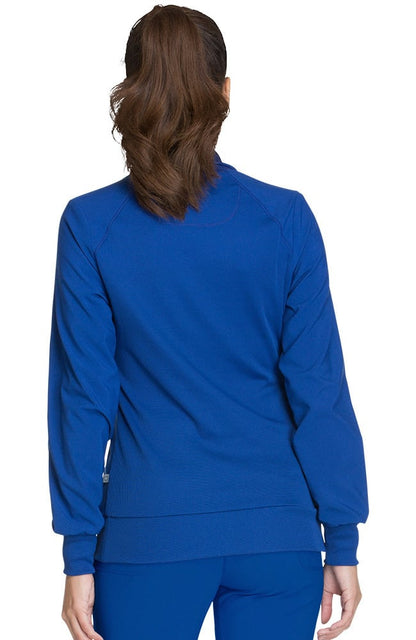 Cherokee Infinity Women's Antimicrobial Zipper Warm-Up Scrub Jacket 2391A