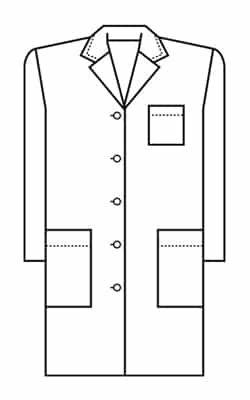 Meta Ladies Five Pocket 37" Lab Coat 161