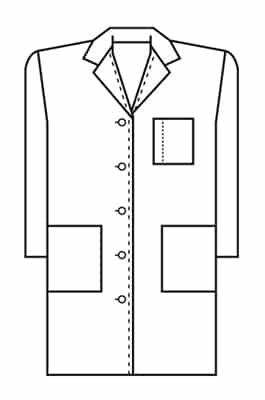 Meta Women's 37" iPad Pocket Lab Coat 1964