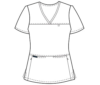 Jockey True Fit Crossover Scrub Top 2299