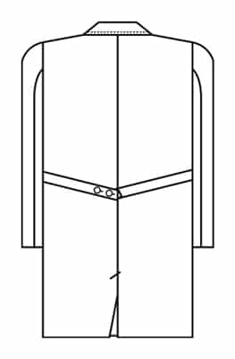 Meta 40" Men's 5 Pocket Lab Coat 267
