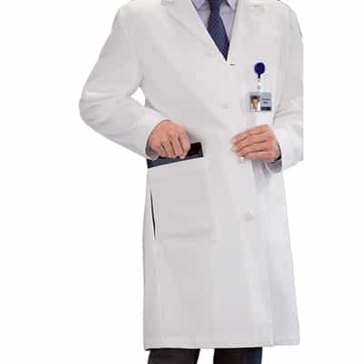 Meta Ladies 38" Cotton Knot Button iPad Coat 763