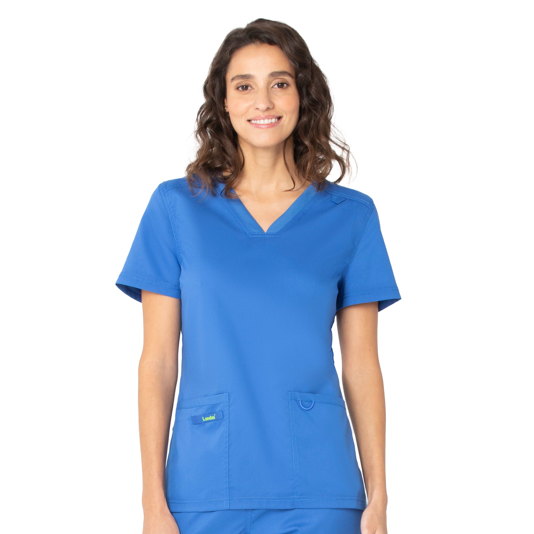 Landau ProFlex Women's V Neck Scrub Top 4168