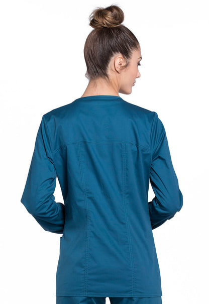 Cherokee Core Stretch Women's Zipper Front Warm Up Jacket 4315