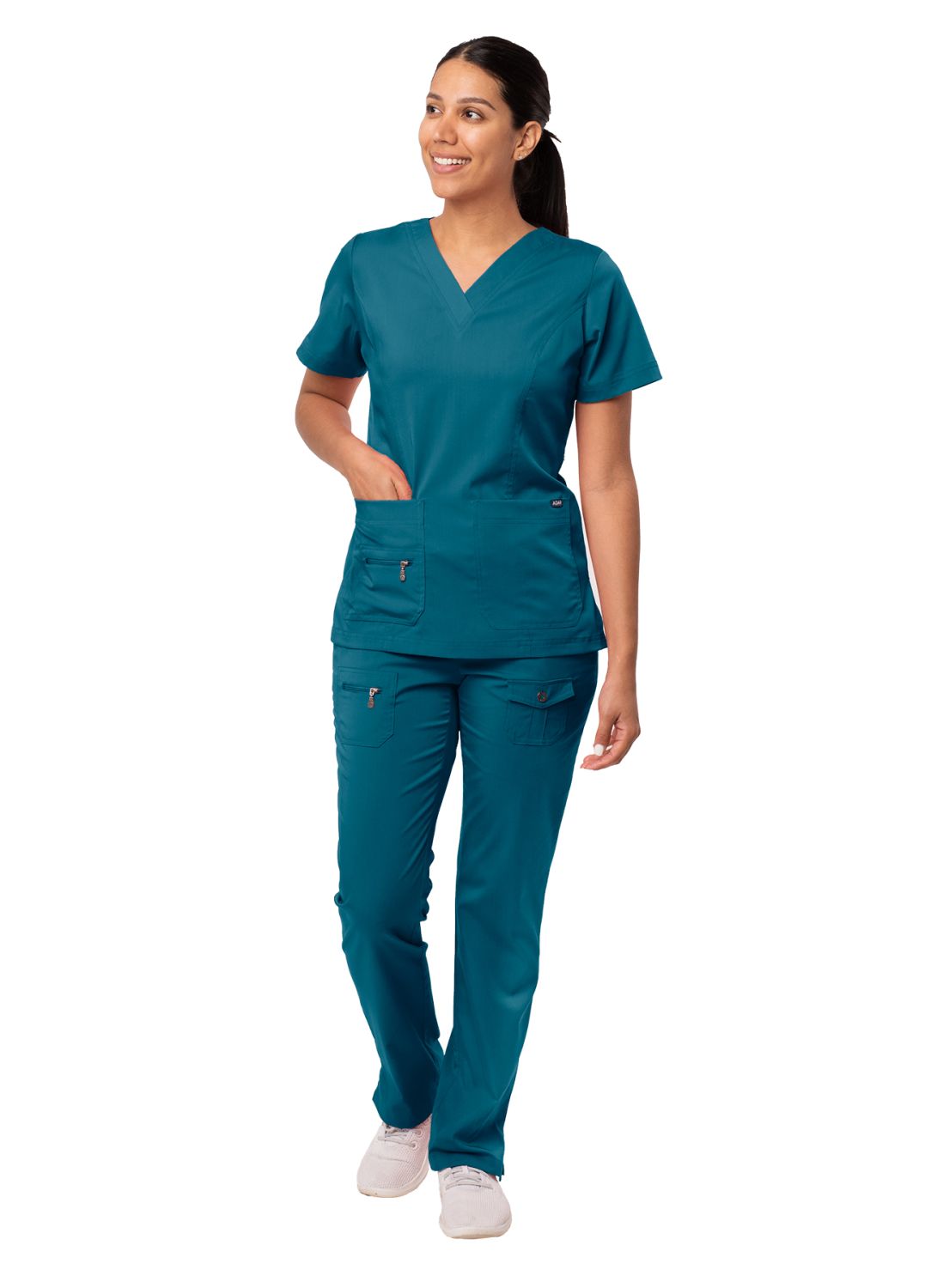 4400 Caribbean Blue Scrub Set