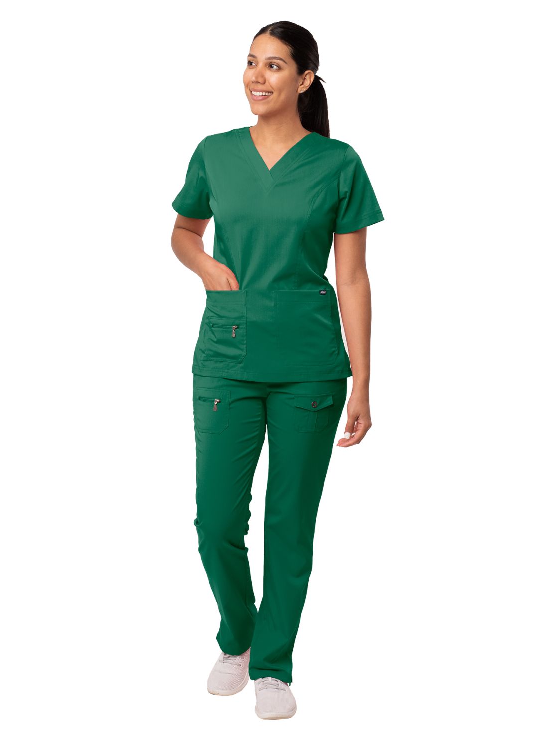 4400 Hunter Green Scrub Set