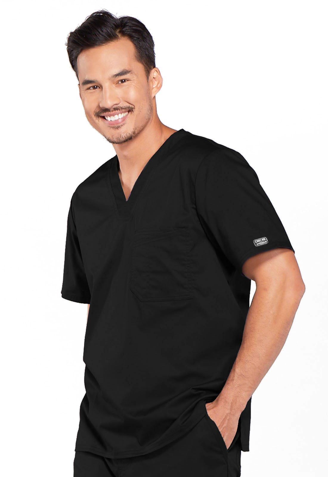 Cherokee Men's V-Neck Scrub Top 4743