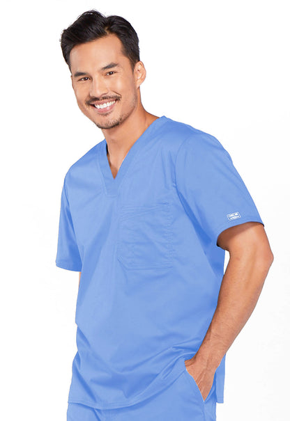 Cherokee Men's V-Neck Scrub Top 4743