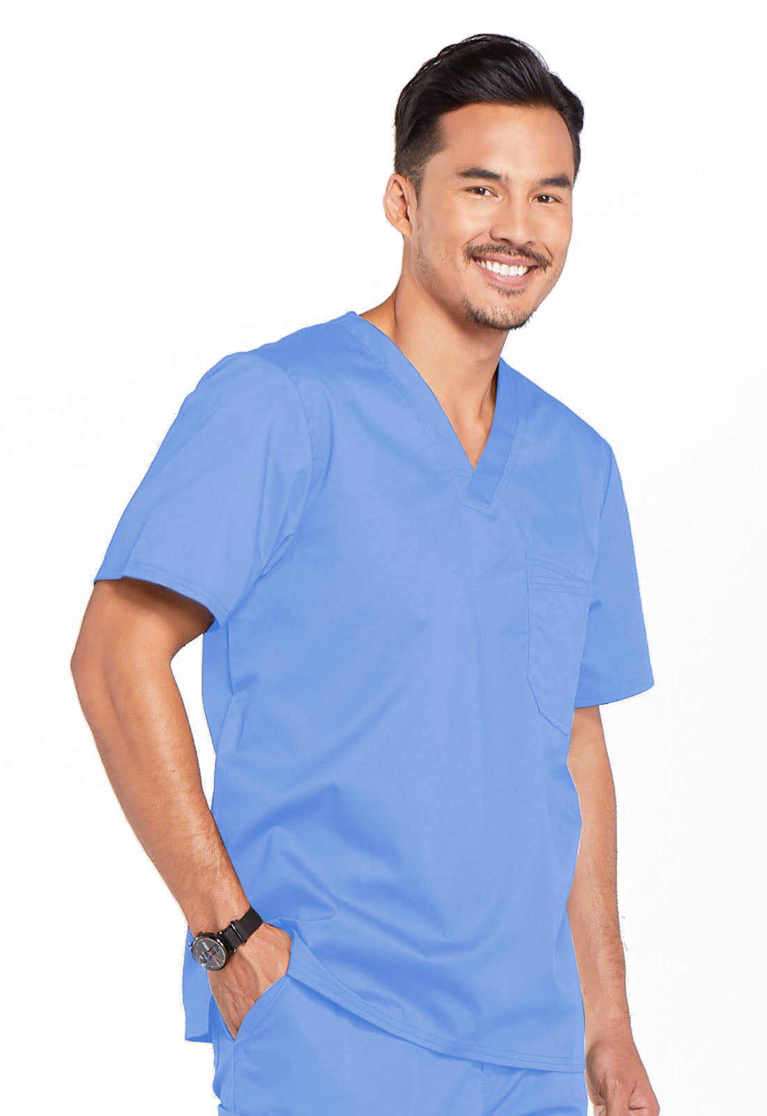 Cherokee Men's V-Neck Scrub Top 4743