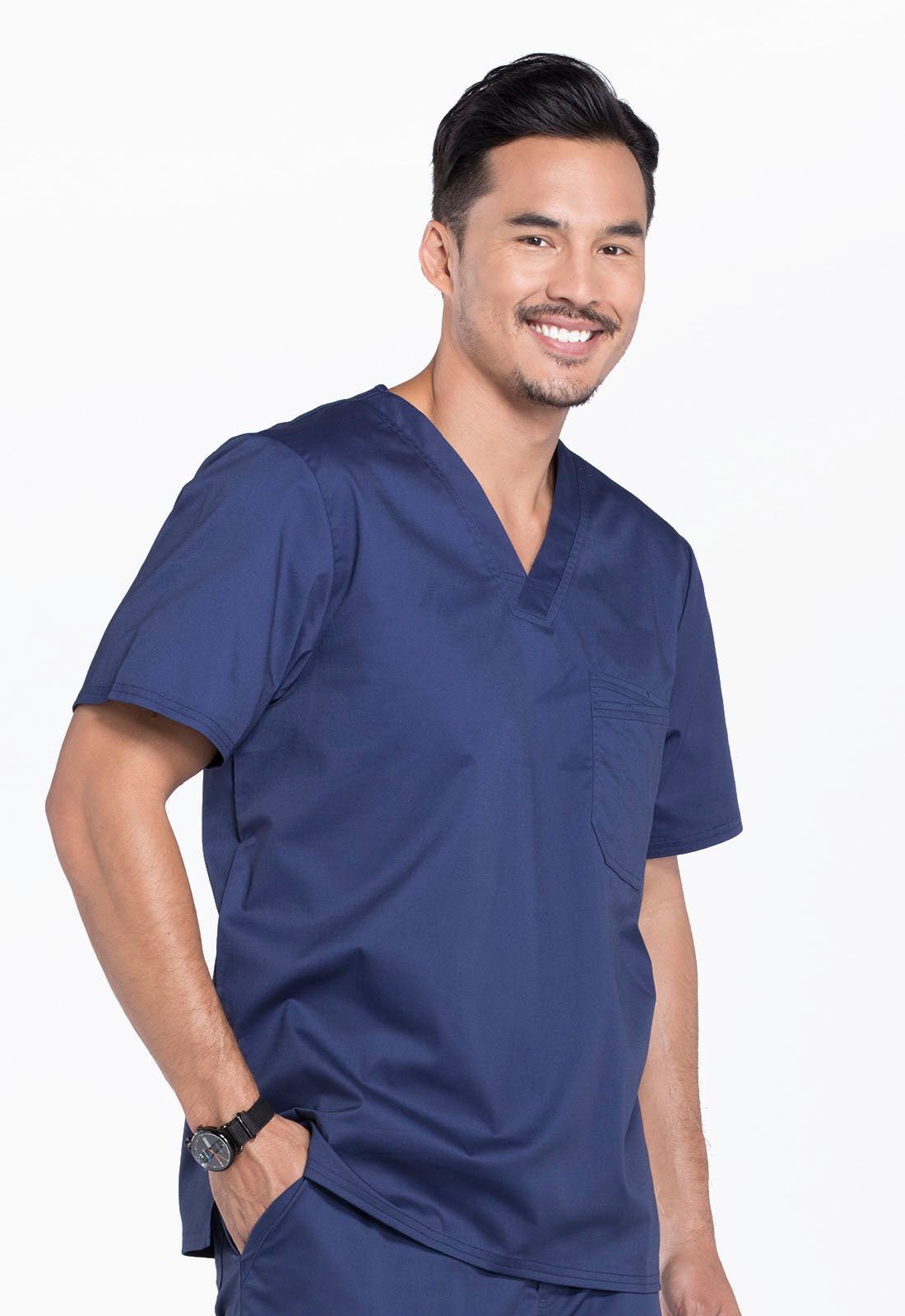Cherokee Men's V-Neck Scrub Top 4743
