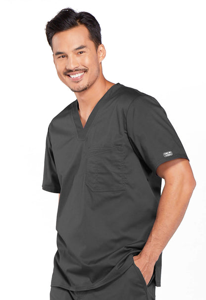 Cherokee Men's V-Neck Scrub Top 4743