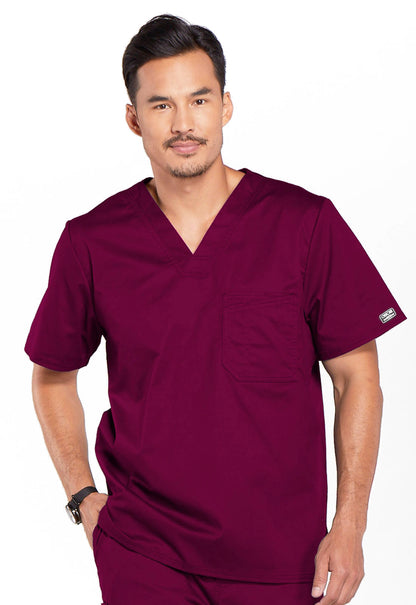 Cherokee Men's V-Neck Scrub Top 4743