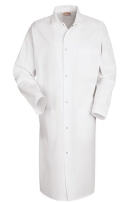 Red Kap Men's 45" Durable Snap Front Lab coat KS62