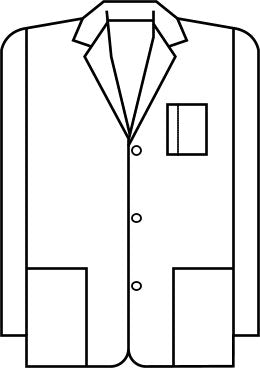 Meta Unisex 30" 7 Pocket Pharmacy Lab Coat 6119
