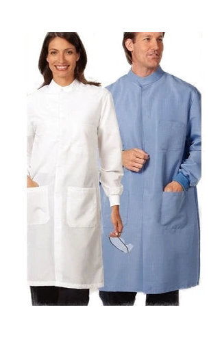 Fashion Seal Fluid Resistant Unisex Snap Lab Coat 6419