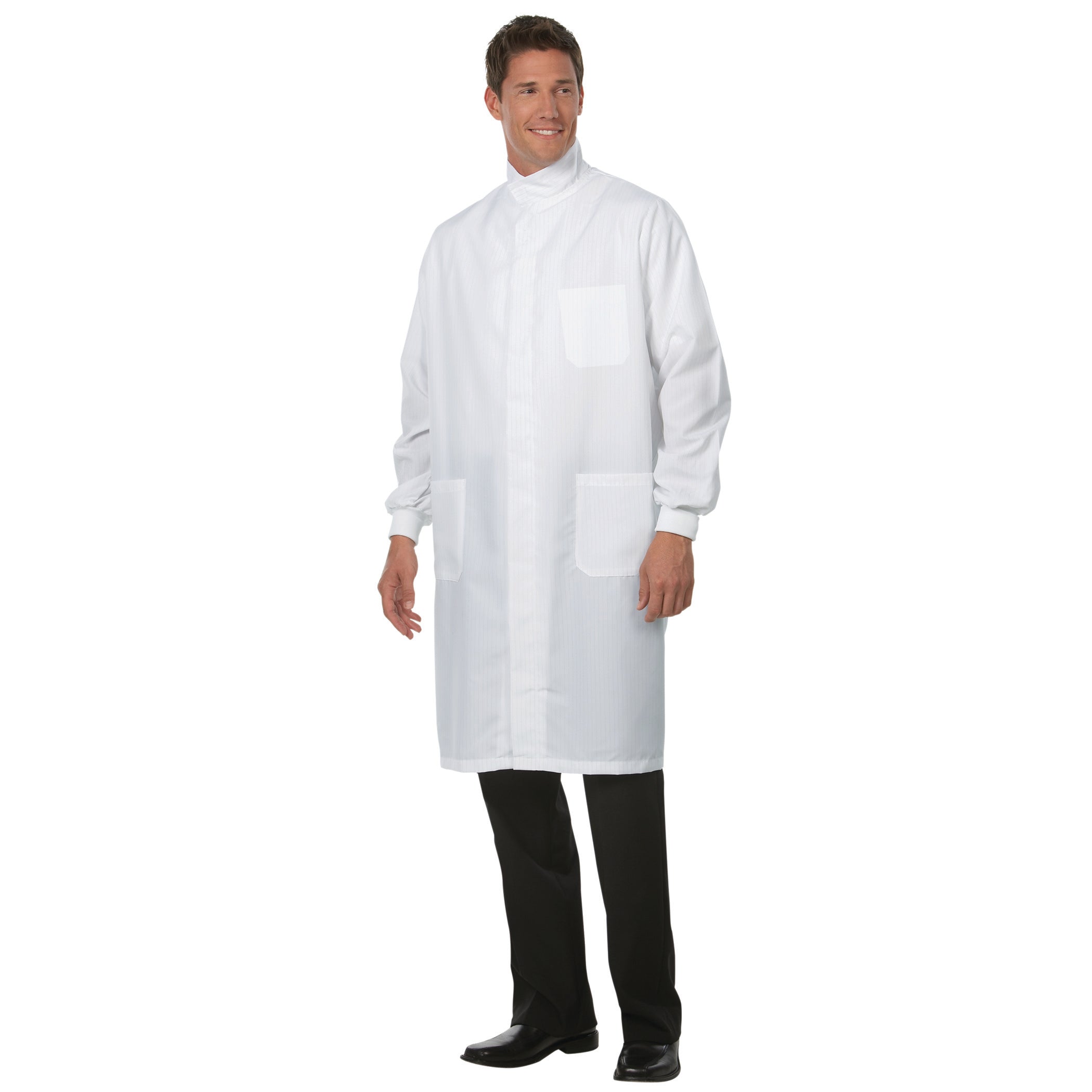 Fashion Seal Fluid Resistant Snap Front Coat | Unisex Lab Coats Fashion Seal Fluid Resistant Snap Front Coat | Unisex Lab Coats