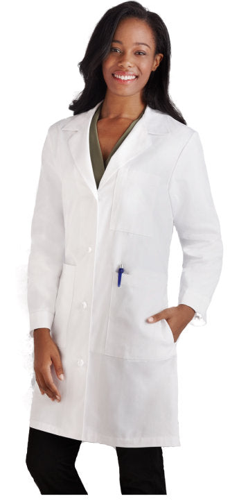 Meta Ladies 38" Cotton Knot Button iPad Coat 763