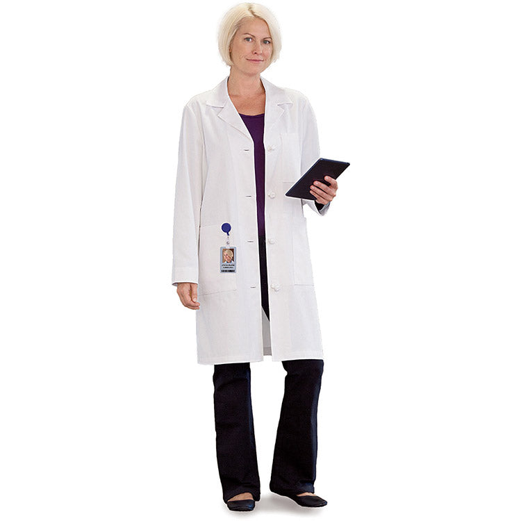Meta Ladies 38" Cotton Knot Button iPad Coat 763