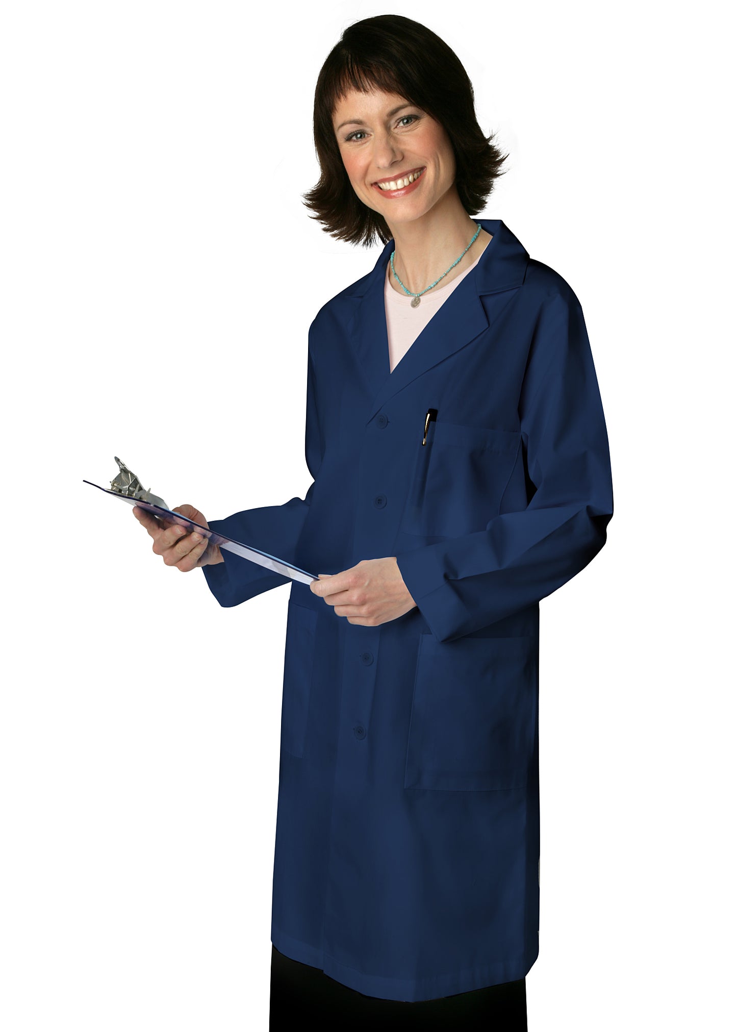 803 Navy Lab Coat