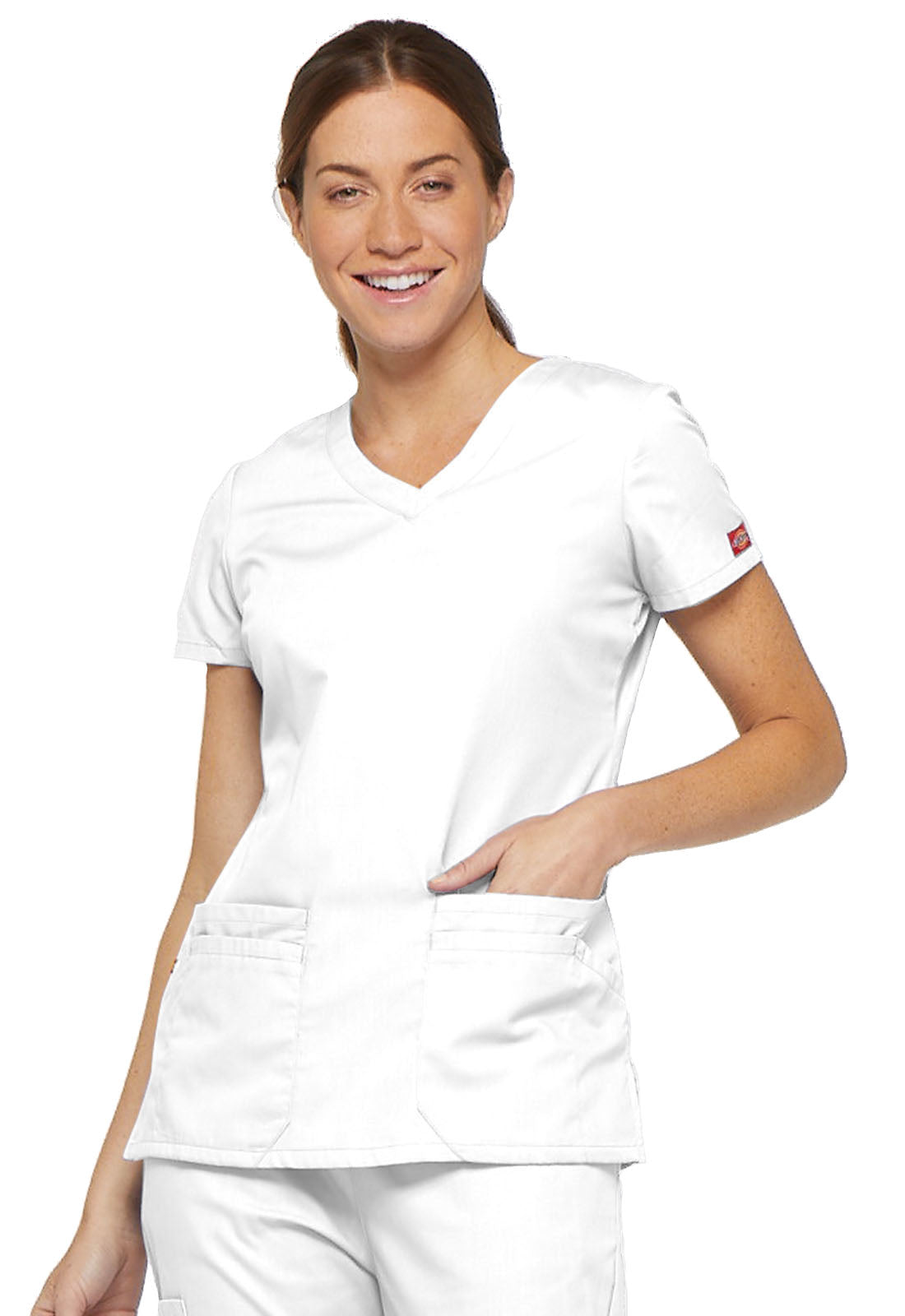 Dickies EDS Signature Women's V Neck Scrub Top 85906