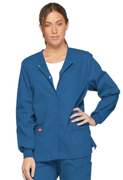 Dickies EDS Ladies Snap Warm up Scrub Jacket 86306
