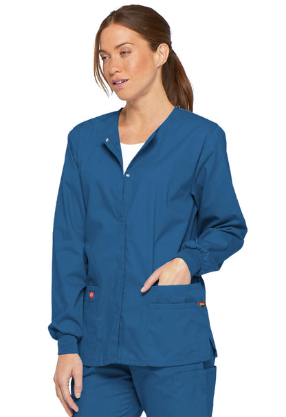 Dickies EDS Ladies Snap Warm up Scrub Jacket 86306