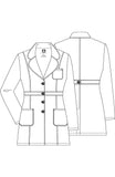 Adar Women's 33" Belted Lab Coat 2817
