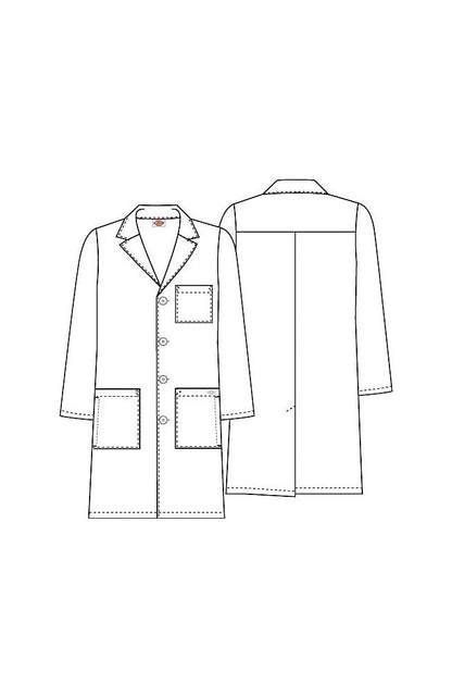 Dickies Unisex EDS Signature 40" Lab Coat, White 83403