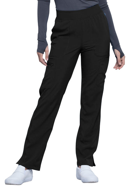 Cherokee Infinity Women's Rib Knit Cargo Scrub Pants CK065A