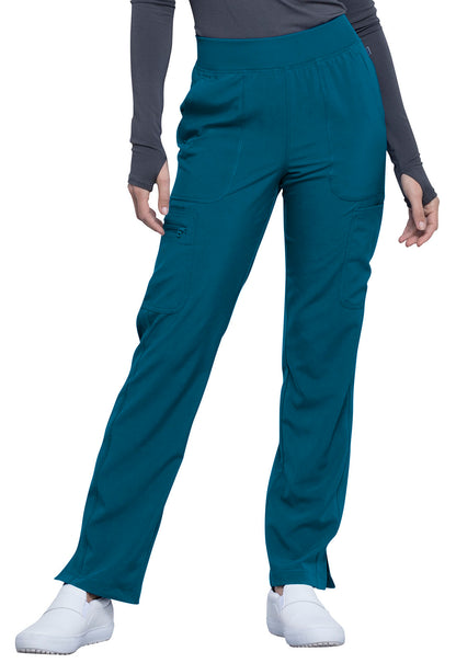 Cherokee Infinity Women's Rib Knit Cargo Scrub Pants CK065A