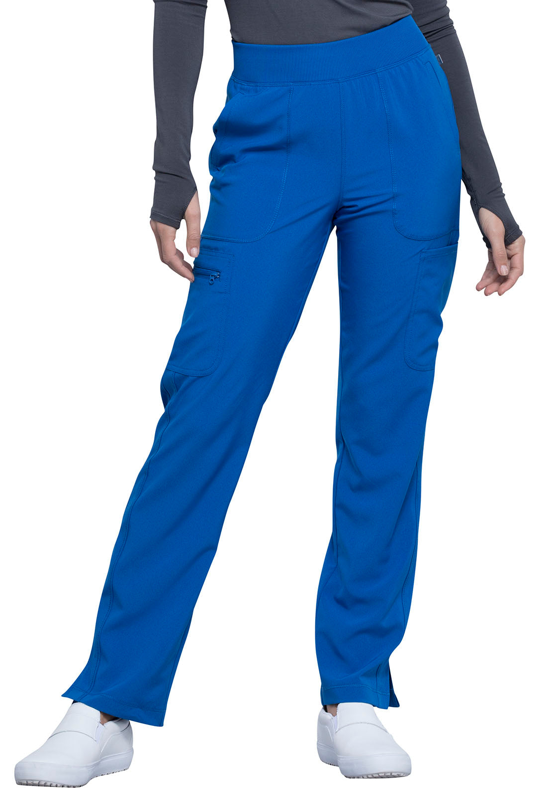 Cherokee Infinity Women's Rib Knit Cargo Scrub Pants CK065A