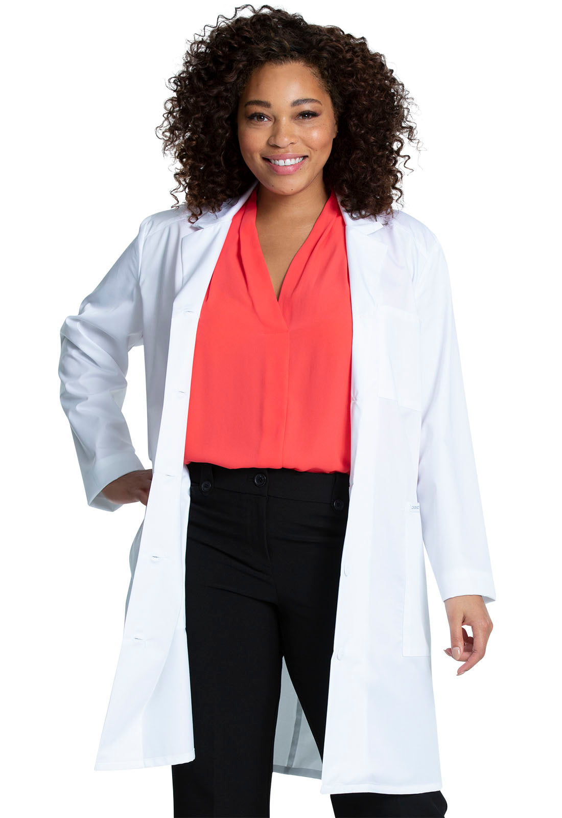 Cherokee Women's 37" iPad No Belt Lab Coat CK421