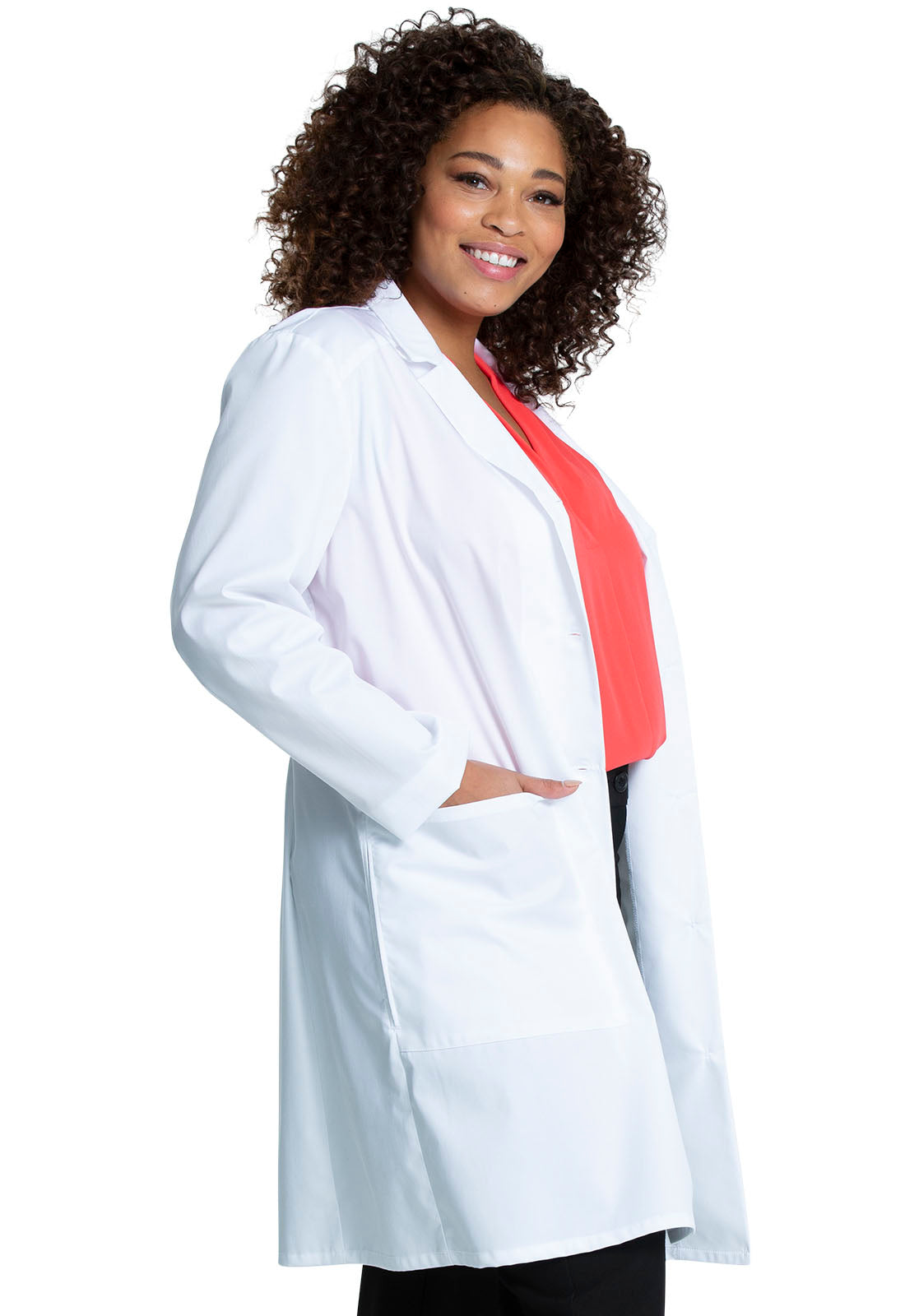 Cherokee Women's 37" iPad No Belt Lab Coat CK421