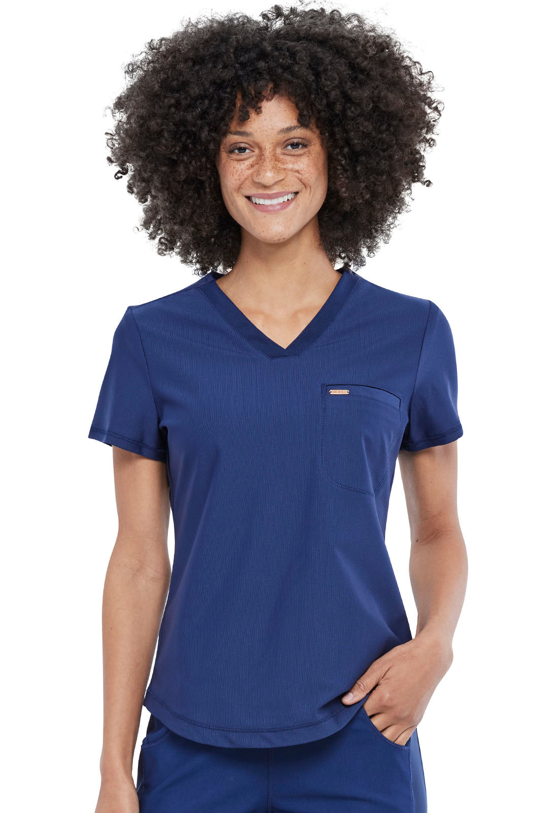 Cherokee FORM Women's Tuckable V Neck Scrub Top CK819