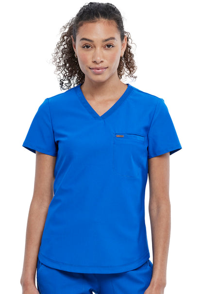 Cherokee FORM Women's Tuckable V Neck Scrub Top CK819