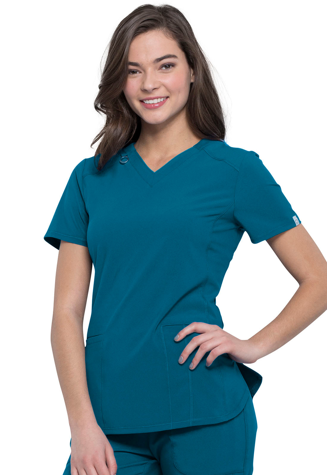 Cherokee Women's Chic V Neck Scrub Top CK865A