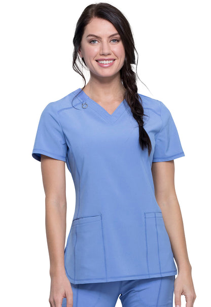 Cherokee Women's Chic V Neck Scrub Top CK865A