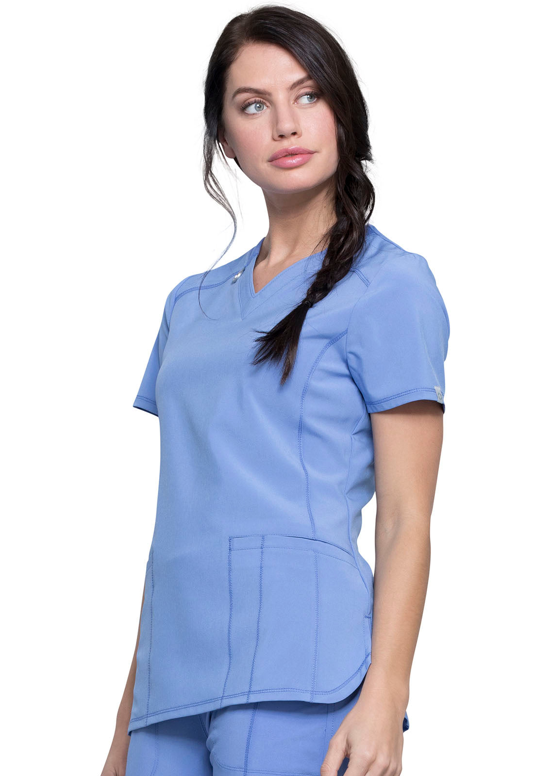 Cherokee Women's Chic V Neck Scrub Top CK865A