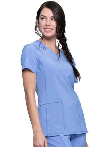 Cherokee Women's Chic V Neck Scrub Top CK865A