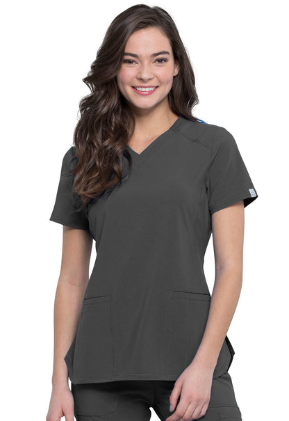 Cherokee Women's Chic V Neck Scrub Top CK865A