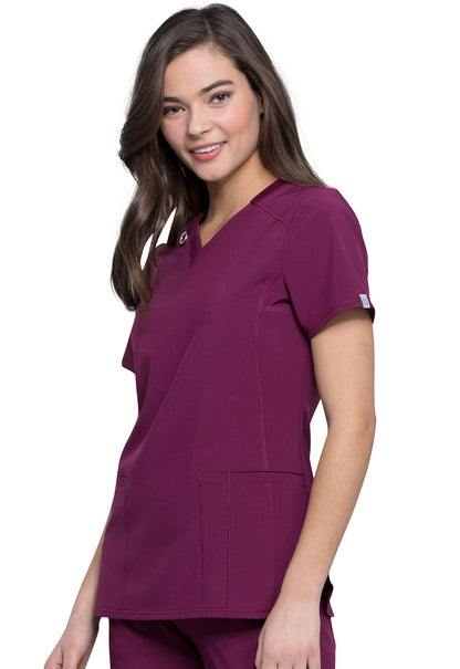 Cherokee Women's Chic V Neck Scrub Top CK865A