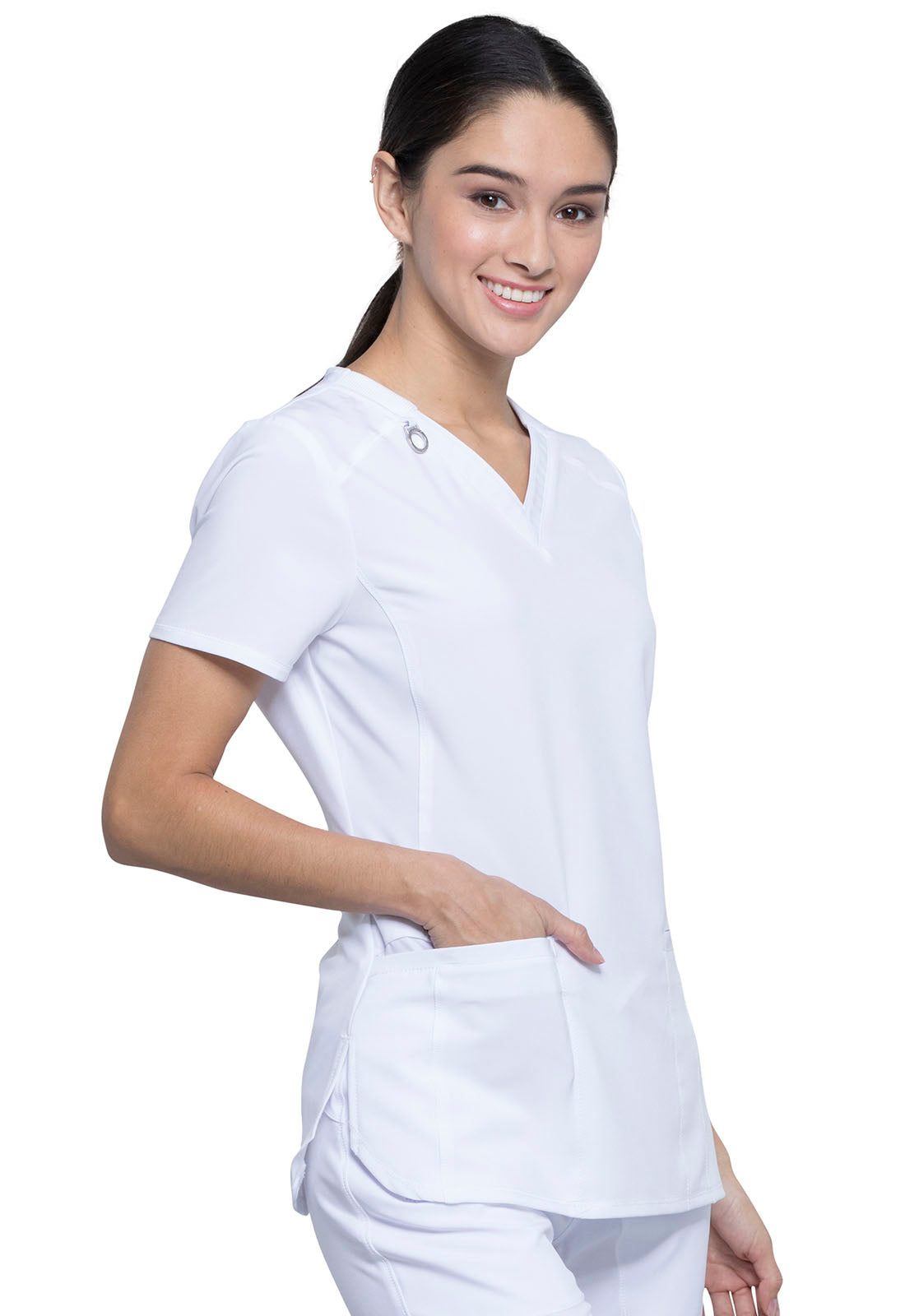 Cherokee Women's Chic V Neck Scrub Top CK865A