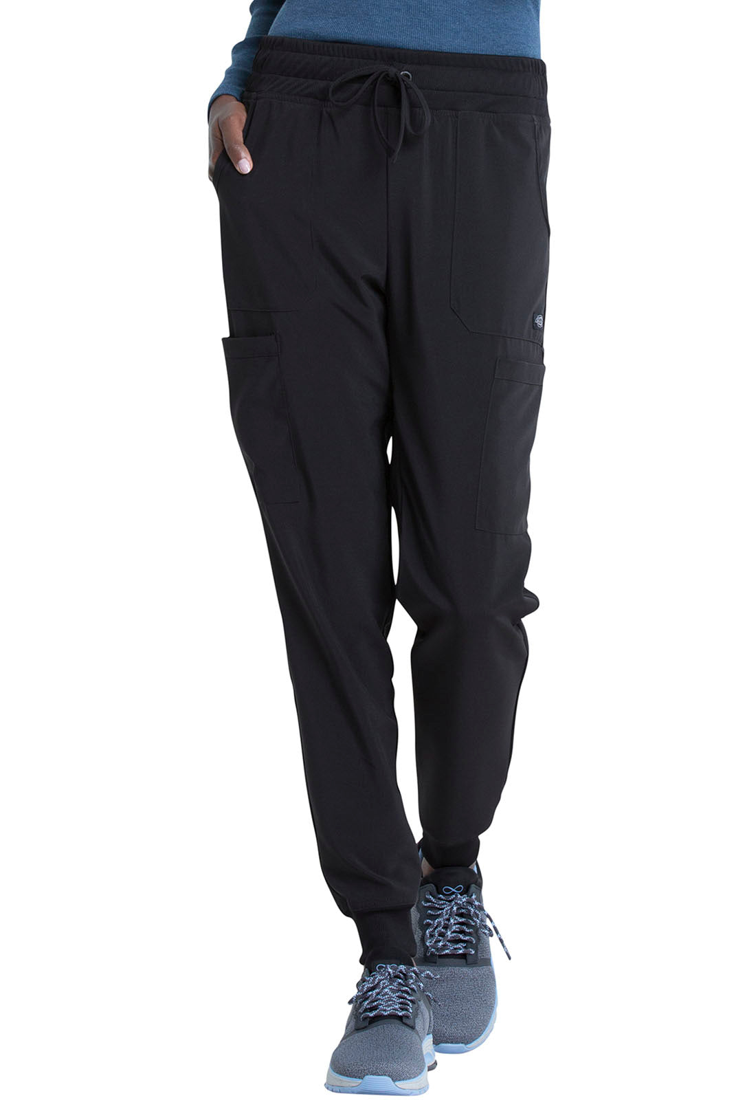 Dickies Essentials Women's Mid Rise Jogger Cargo Scrub Pant DK065