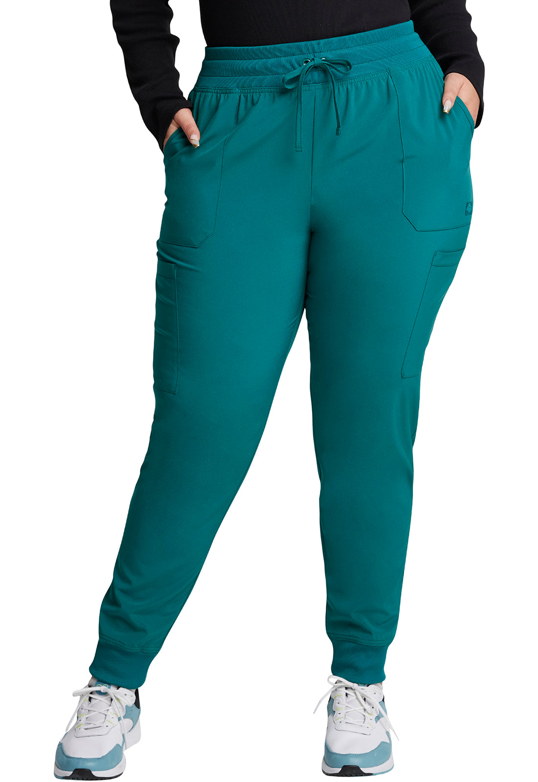 Dickies Essentials Women's Mid Rise Jogger Cargo Scrub Pant DK065