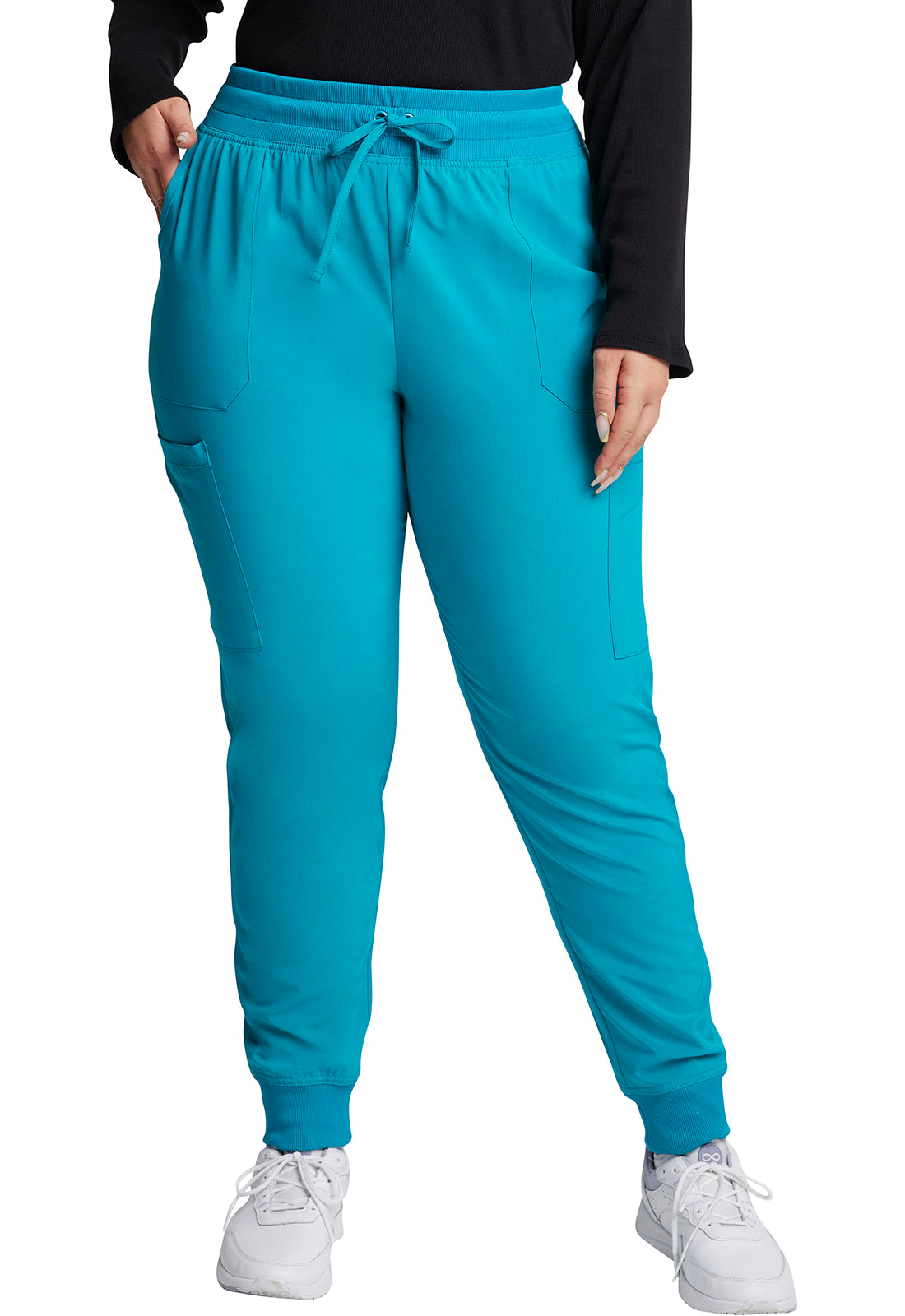 Dickies Essentials Women's Mid Rise Jogger Cargo Scrub Pant DK065