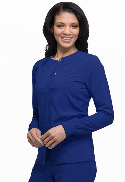 Dickies Essentials Women's Snap Front Scrub Jacket DK305